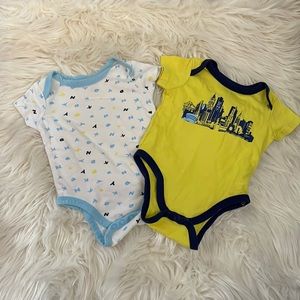 DKNY Baby onesie duo